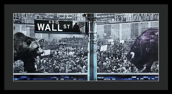 Wall Street - Framed Print