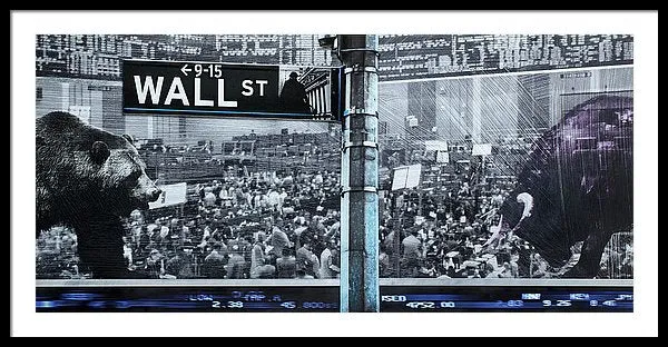 Wall Street - Framed Print