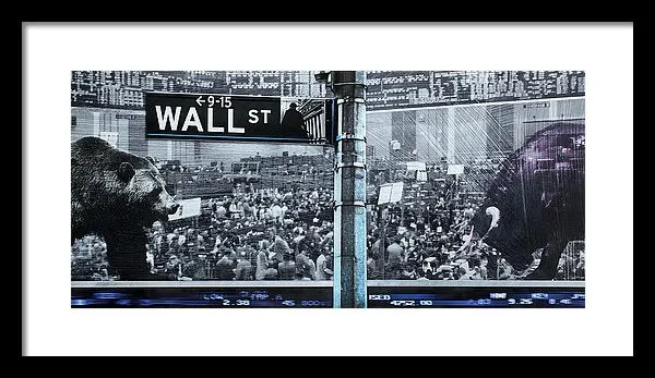 Wall Street - Framed Print