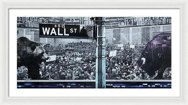 Wall Street - Framed Print