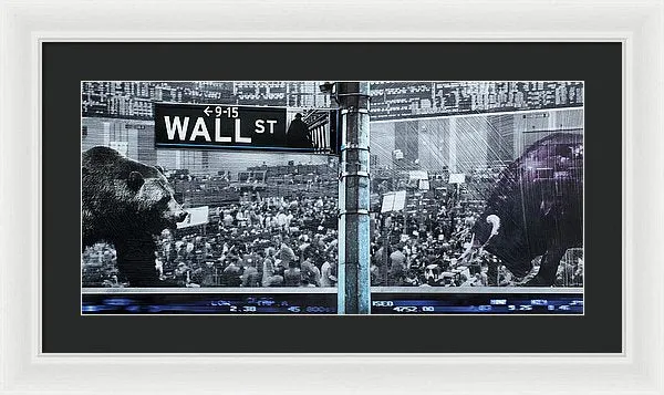 Wall Street - Framed Print