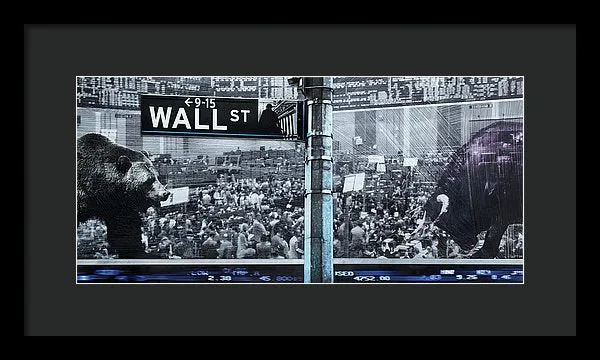 Wall Street - Framed Print