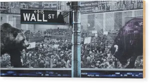 Wall Street - Wood Print
