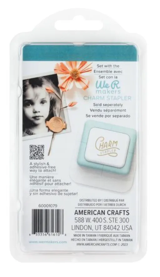 We R Makers Metallic Multi Shape Charm Staples {F303}