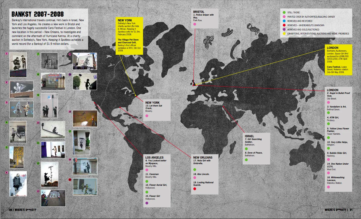WHERE'S B**KSY? - Banksy's Greatest Works in Context. *** New 2024 Edition***