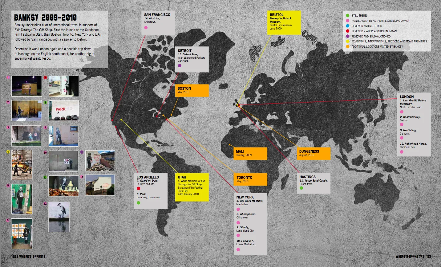 WHERE'S B**KSY? - Banksy's Greatest Works in Context. *** New 2024 Edition***