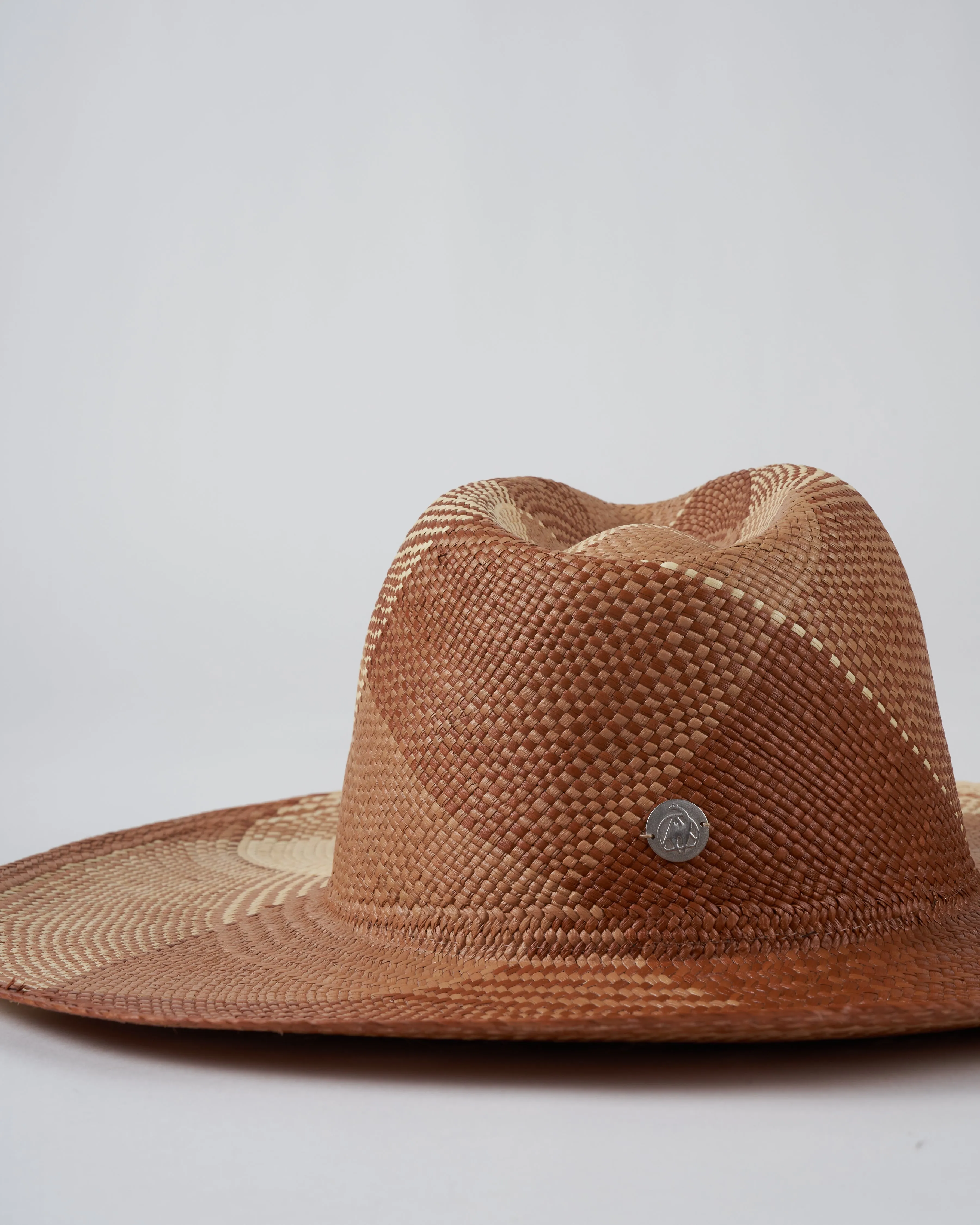 whirlwind straw hat - mocha