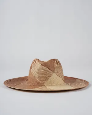 whirlwind straw hat - mocha