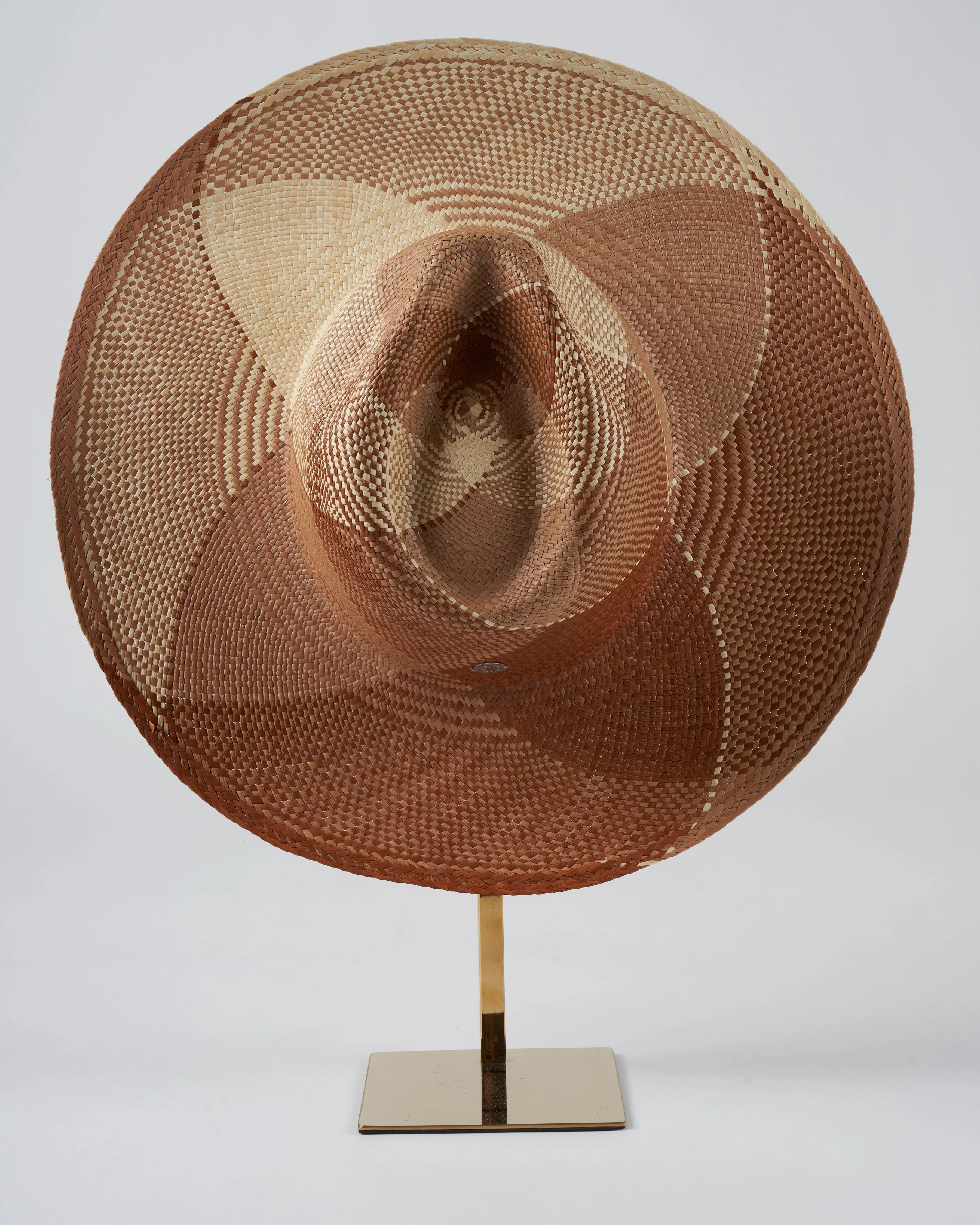 whirlwind straw hat - mocha