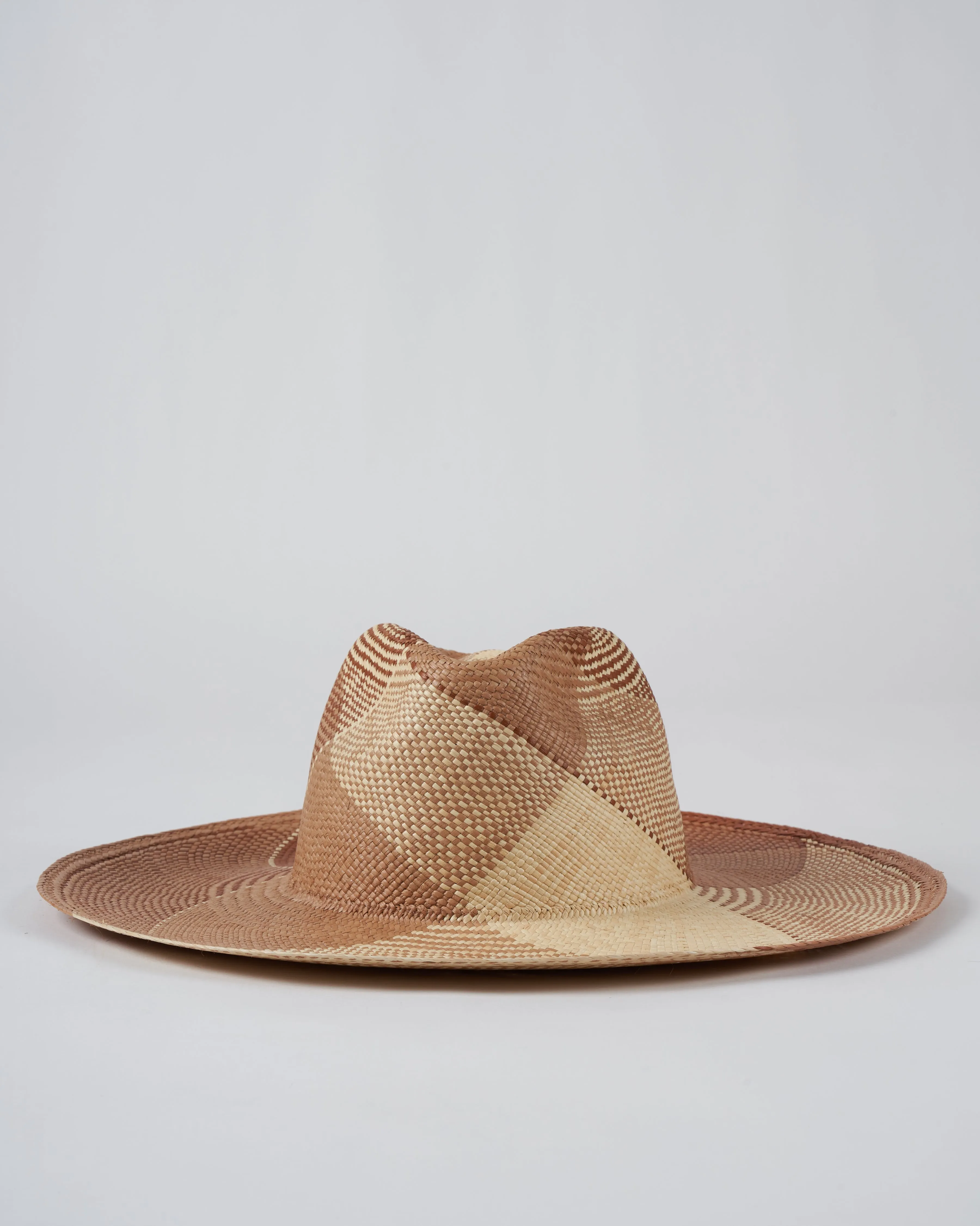 whirlwind straw hat - mocha