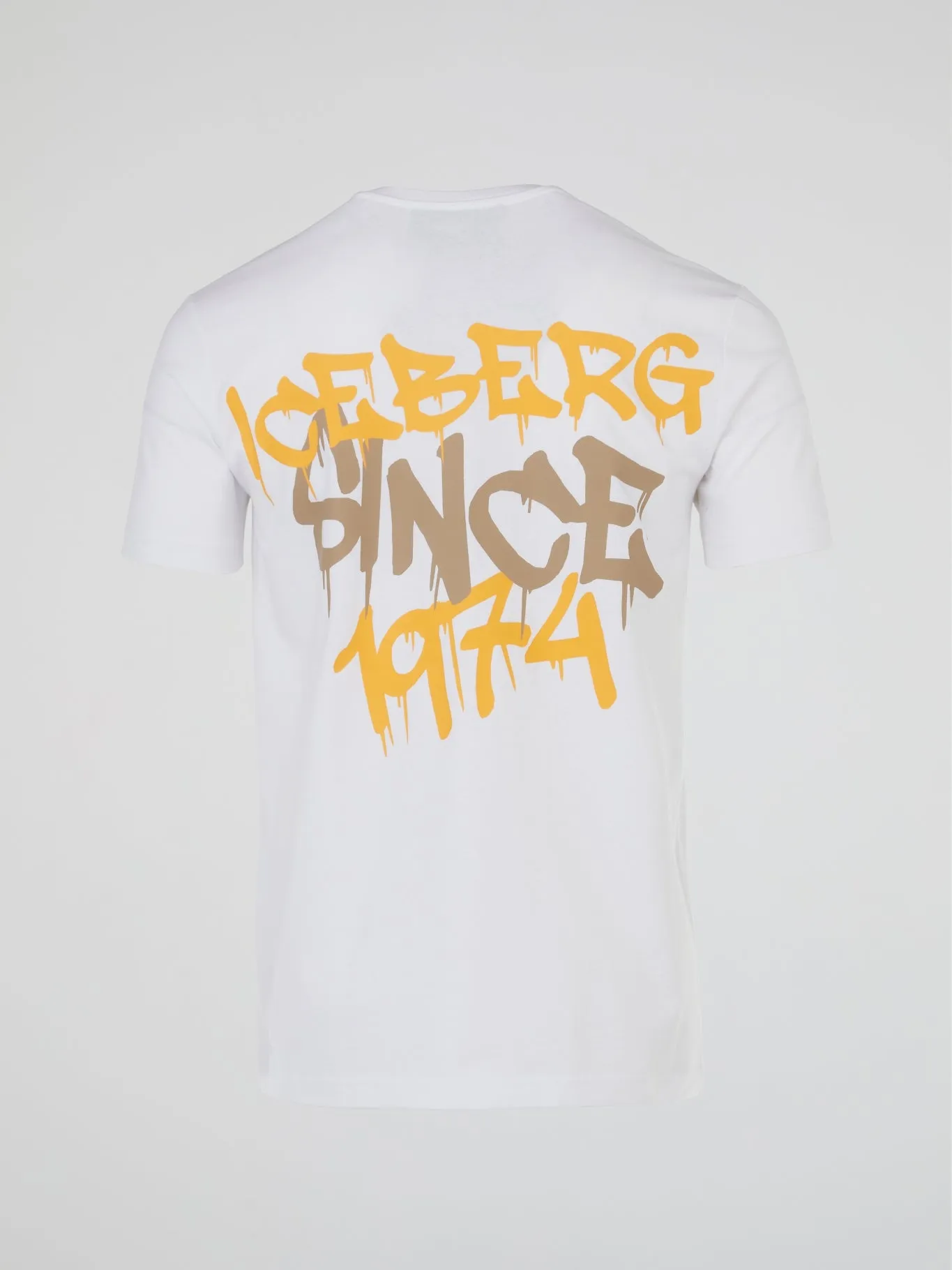 White Graffiti Print T-Shirt