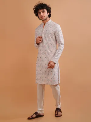 White Kurta Pajama | TULA