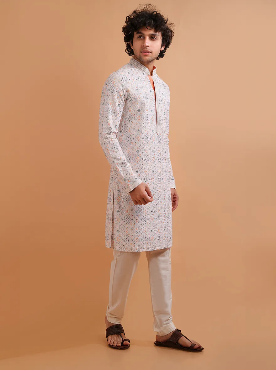 White Kurta Pajama | TULA