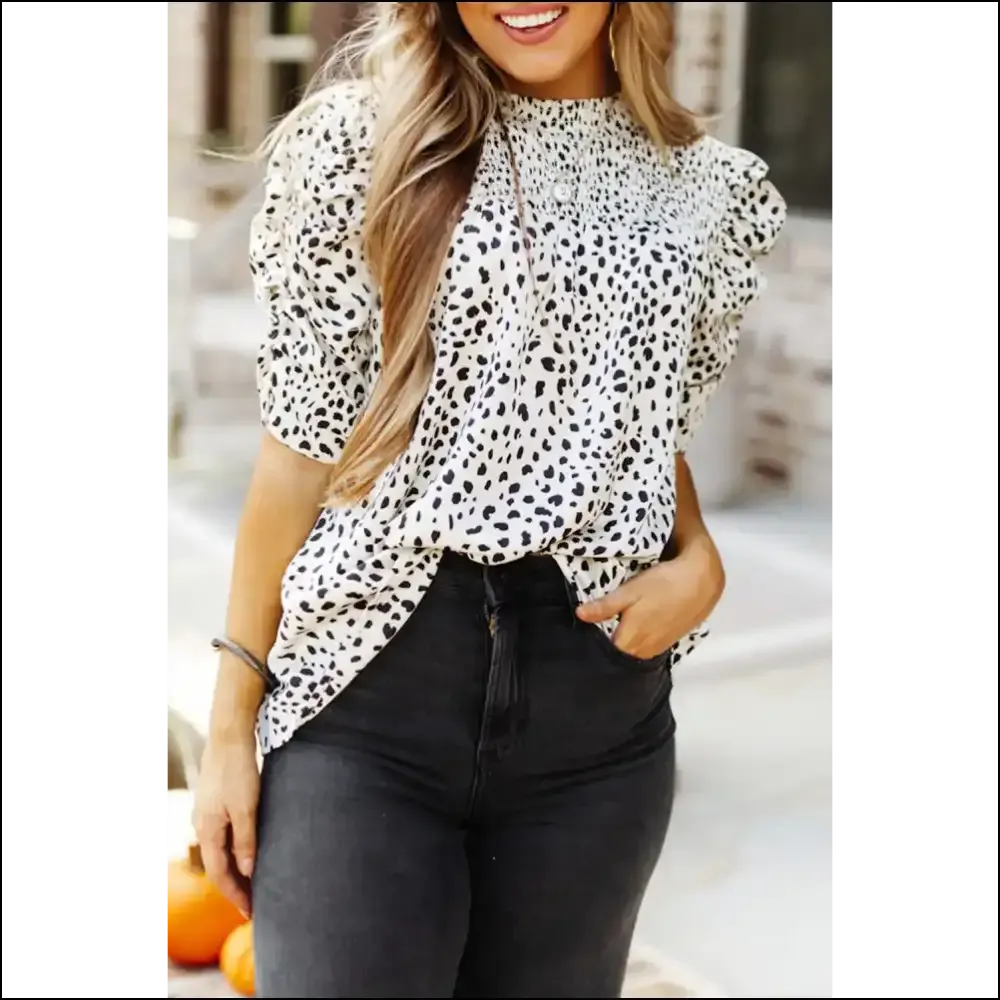 White Leopard Smocked: so Wild, it Should be Illegal 🐆 Needful Things