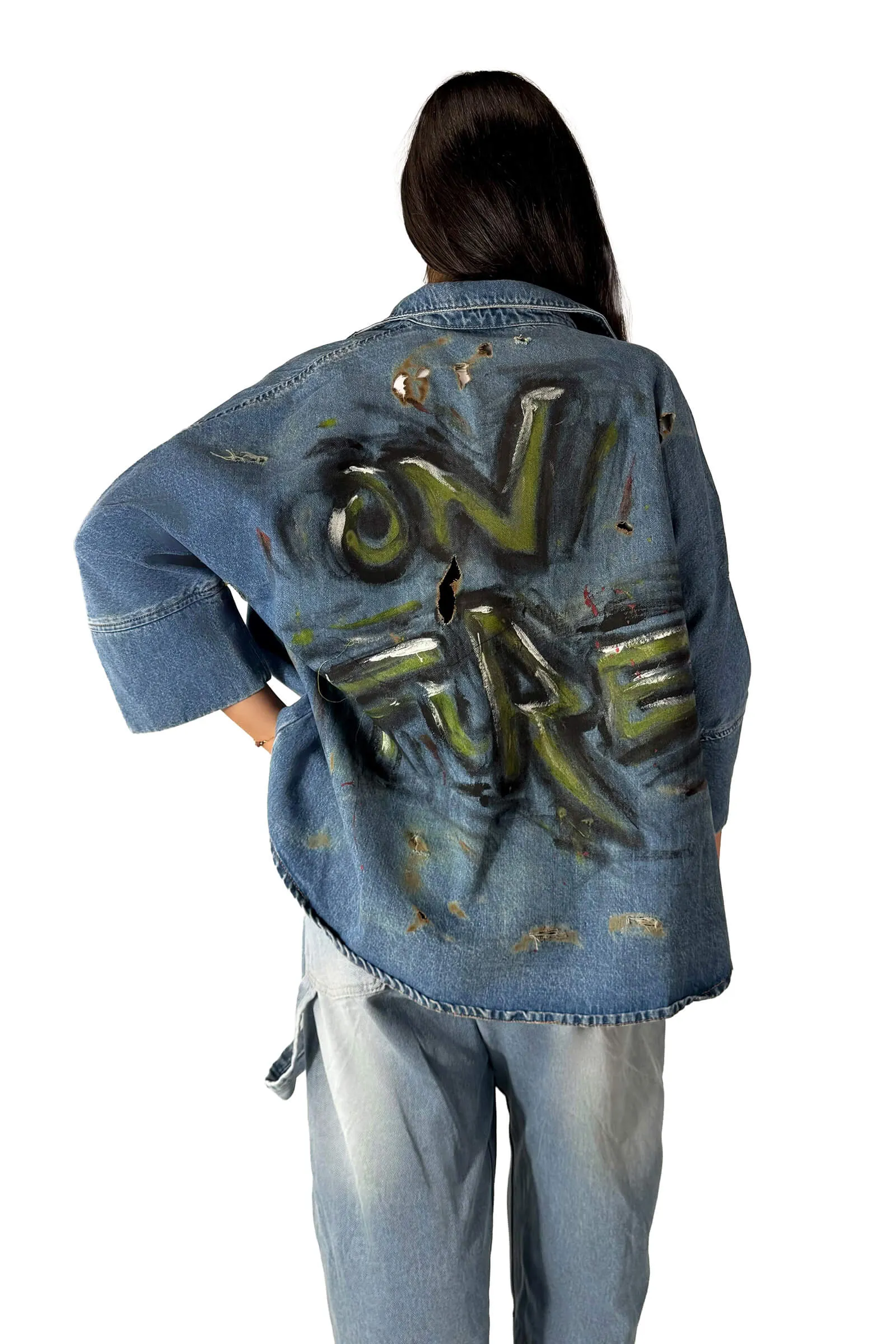 Wildfire Distressed Denim Shirt
