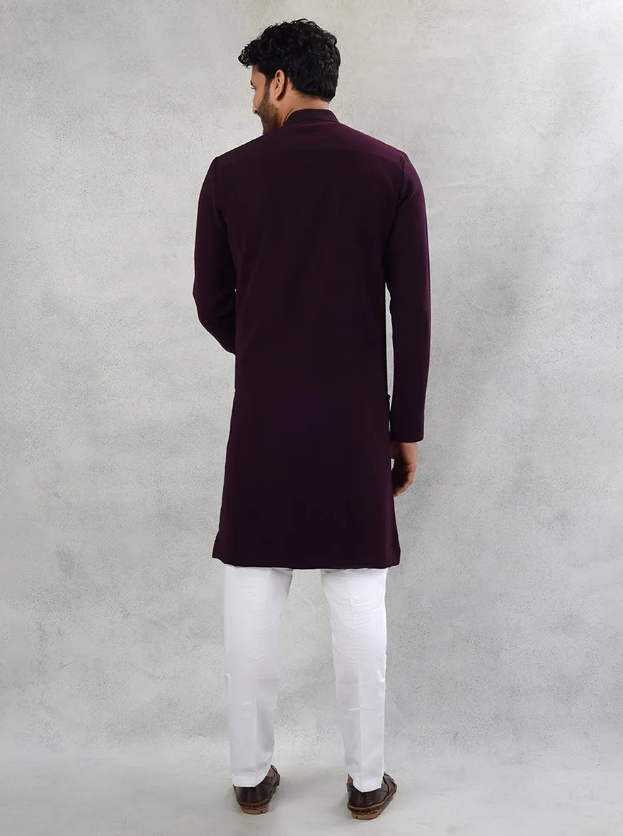 Wine Kurta Pajama | TULA