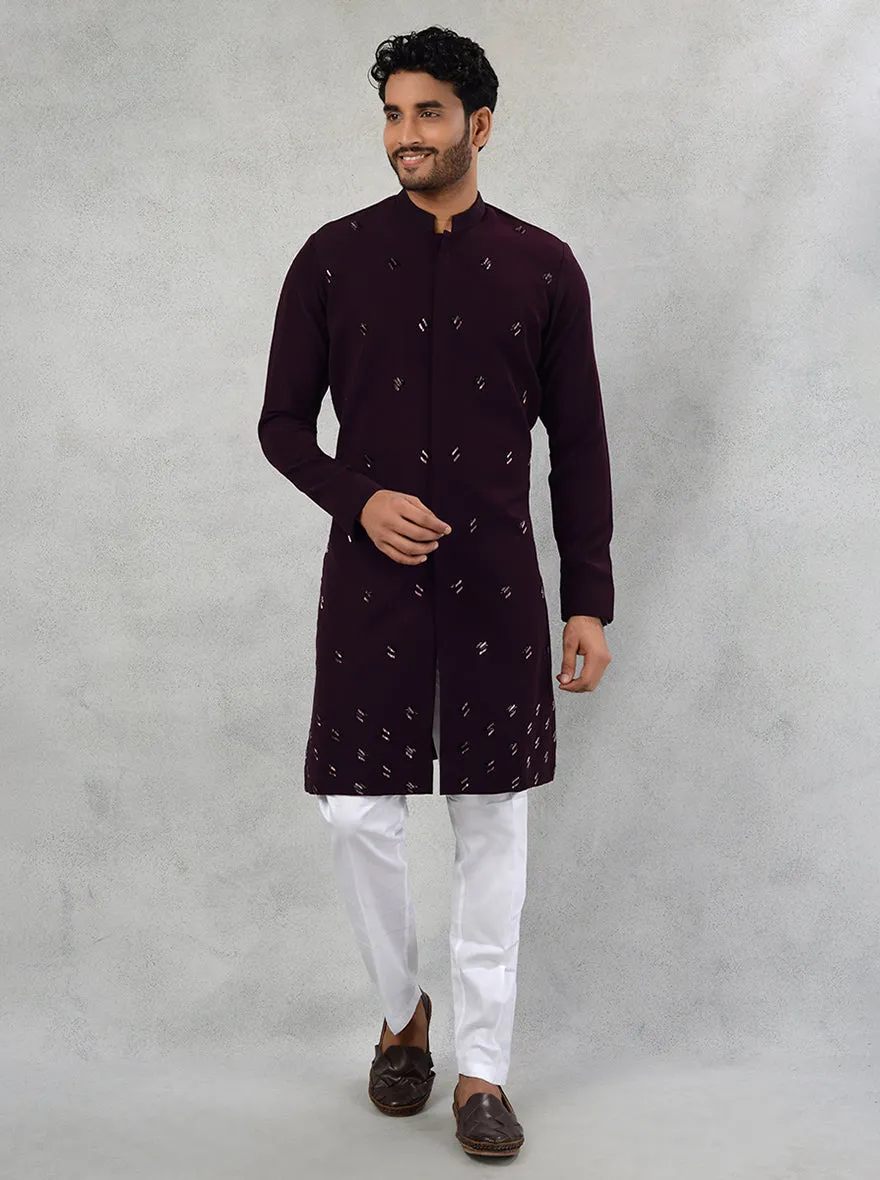 Wine Kurta Pajama | TULA