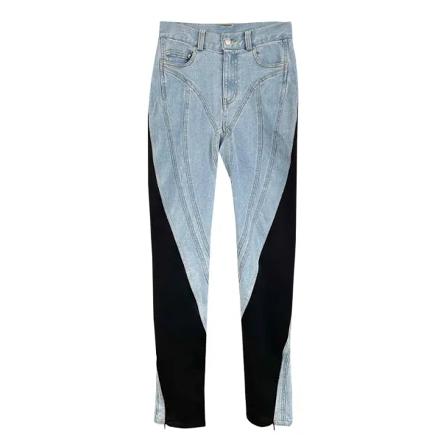 Women Jeans leggings Vintage Denim Pencil Pants
