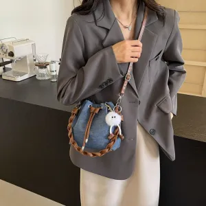 Women's Creative Denim Korean Fashion Versatile Bags