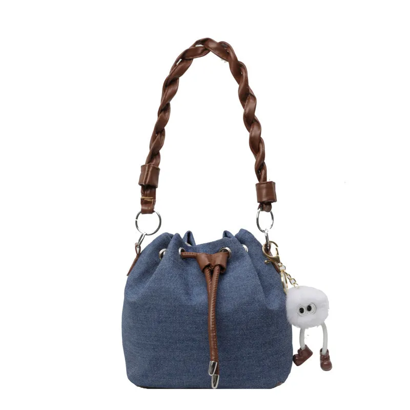 Women's Creative Denim Korean Fashion Versatile Bags