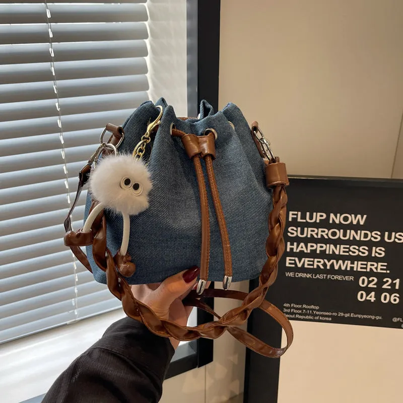 Women's Creative Denim Korean Fashion Versatile Bags