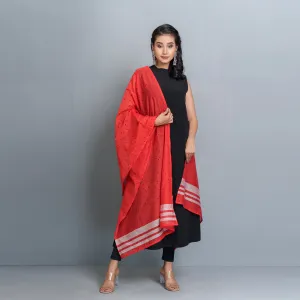 Womens Dupatta- Red