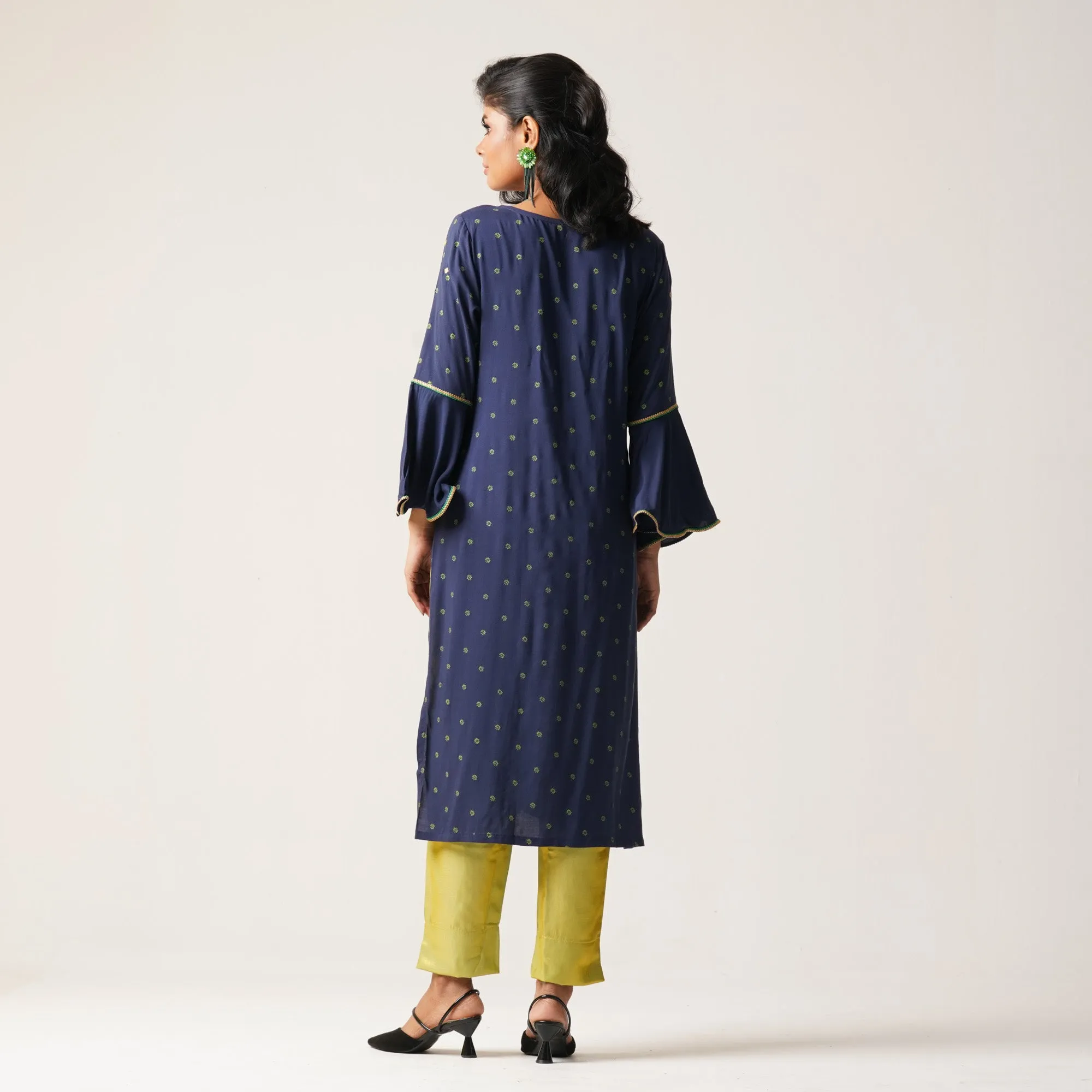 Womens Ethnic 3Pcs-Green