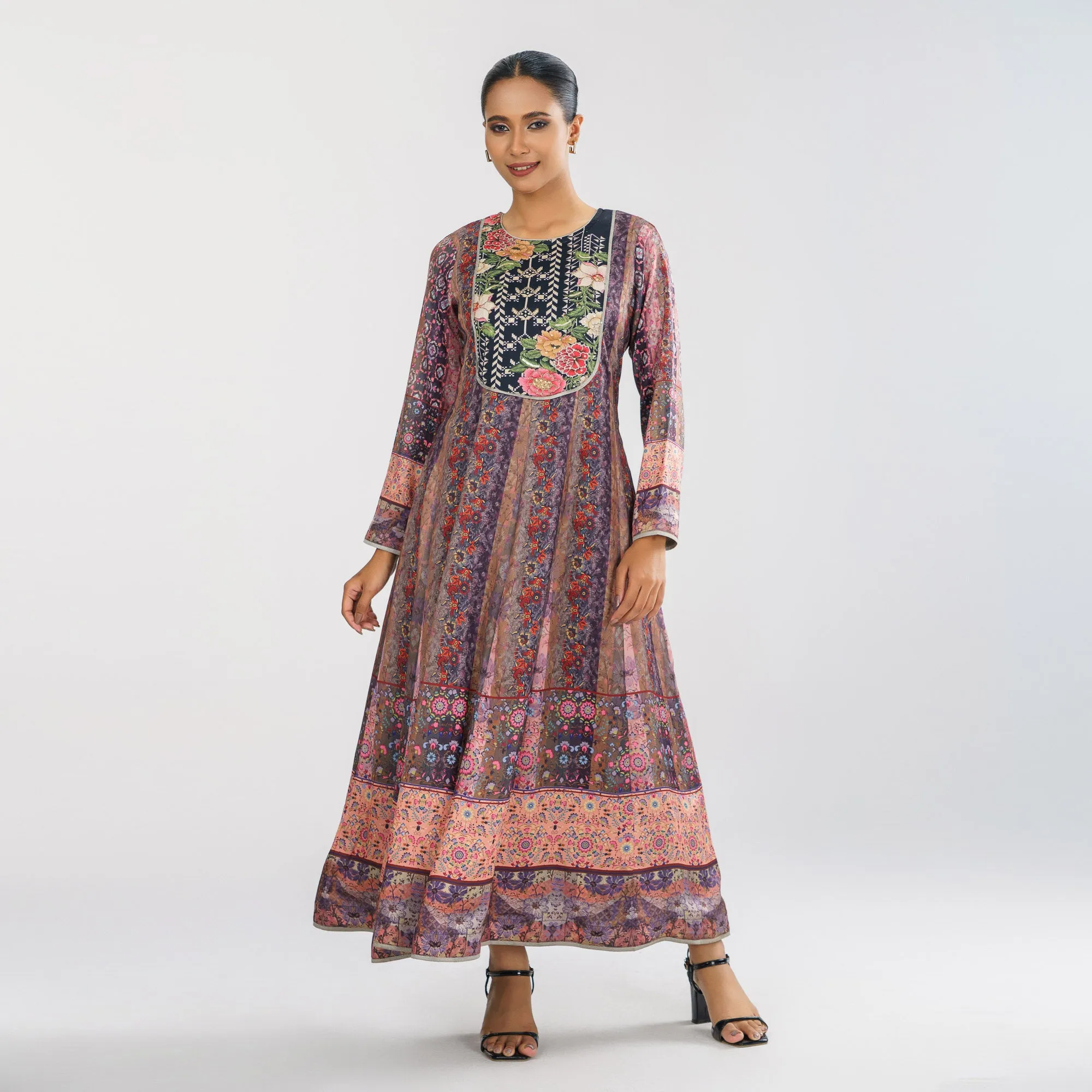 Women’s Ethnic Gown Multi Color