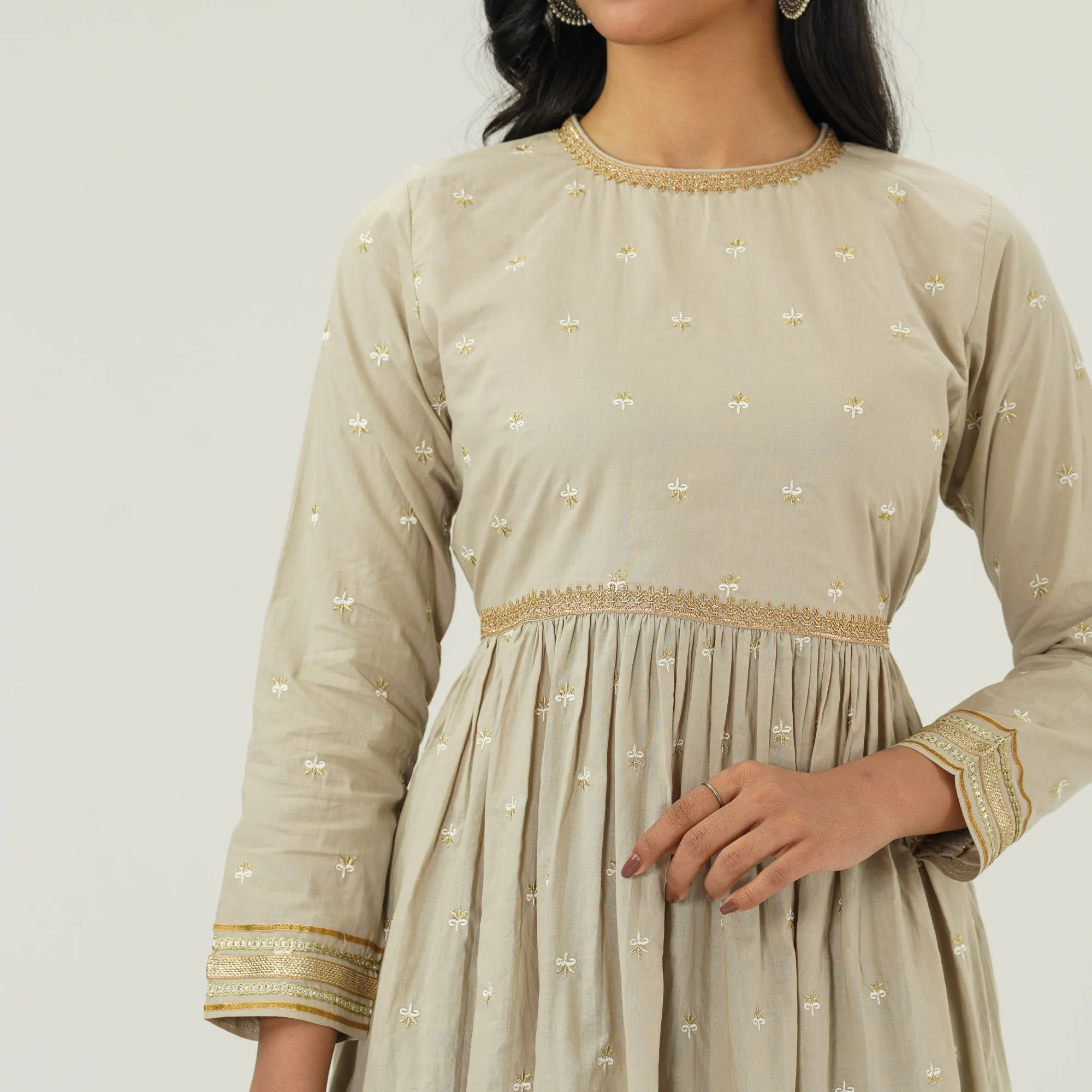 Womens Grey Kurti