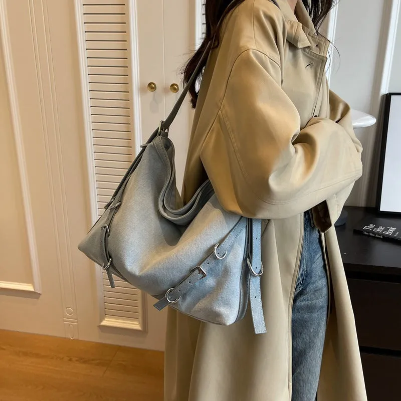 Women's Korean Style Large Capacity Retro Gradient Bags