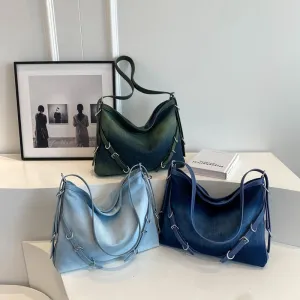 Women's Korean Style Large Capacity Retro Gradient Bags