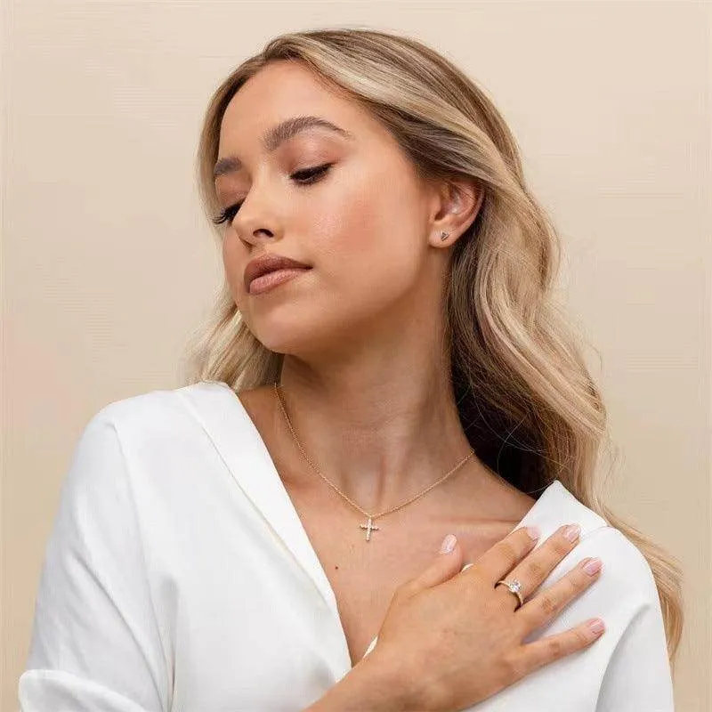 Women’s Modern Cross Necklace