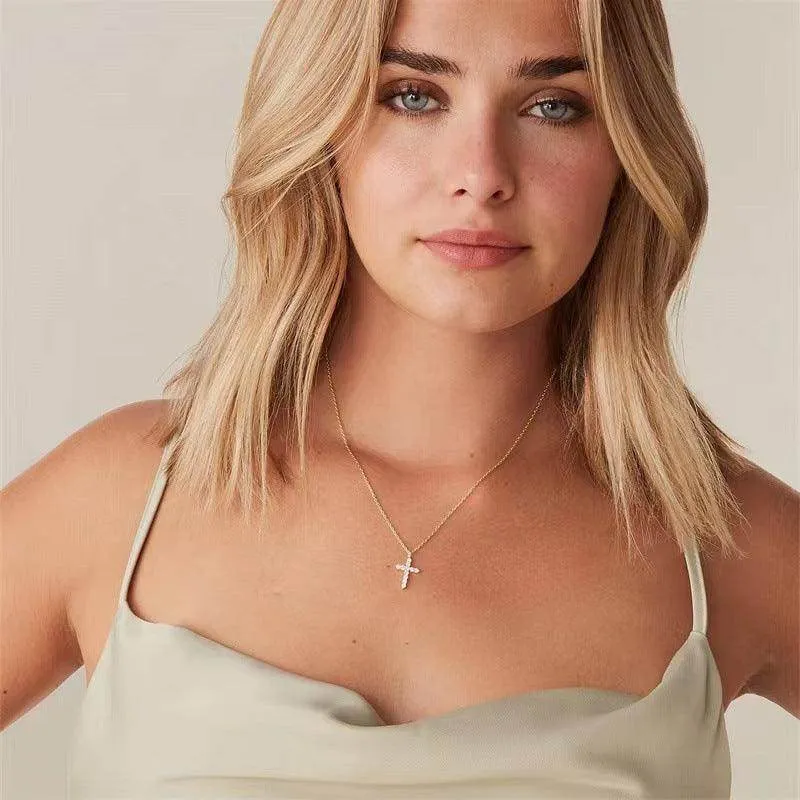 Women’s Modern Cross Necklace