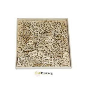 Wooden Ornament Decorations Embellishments Toppers Large Size Alphabets