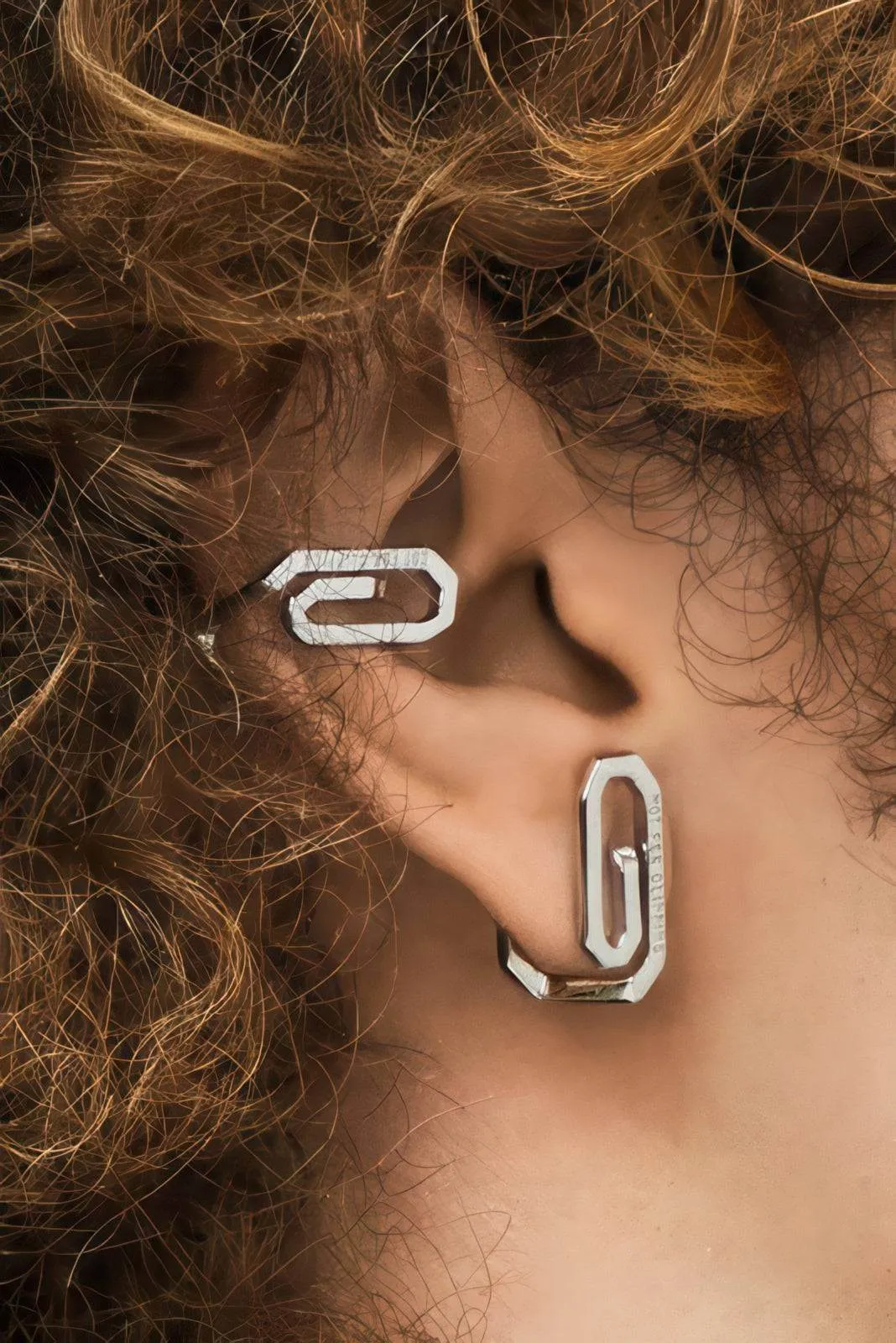 Workaholic Series Paperclip Ear Cuffs - Unisex Design for Ear & Cartilage