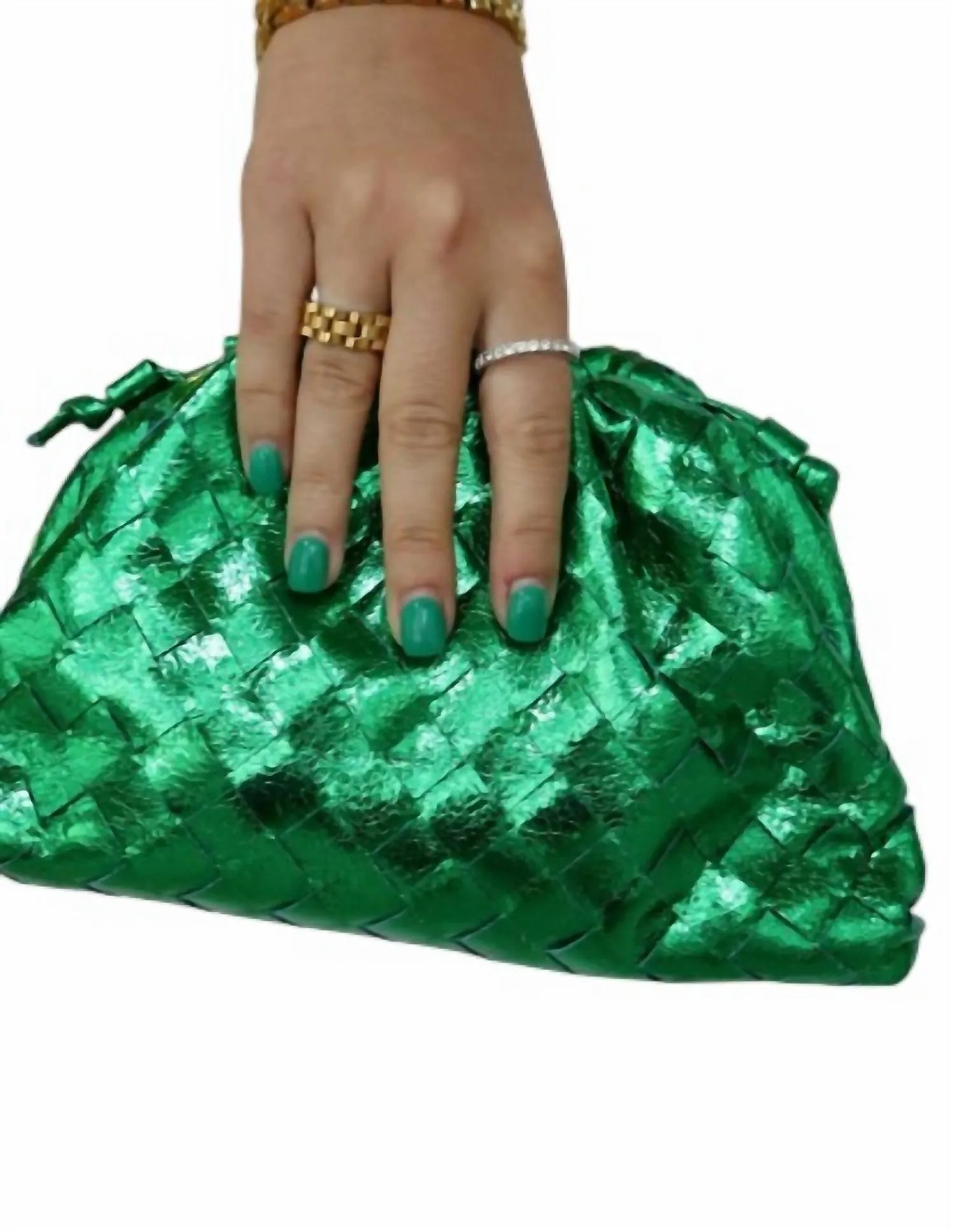Woven Cloud Clutch