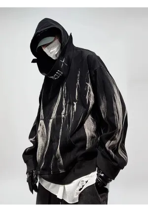 Wrapped Graffiti Paint Hoodie