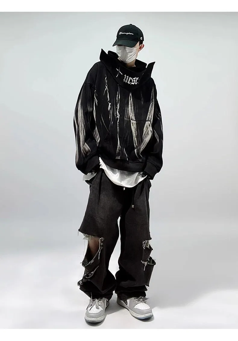 Wrapped Graffiti Paint Hoodie