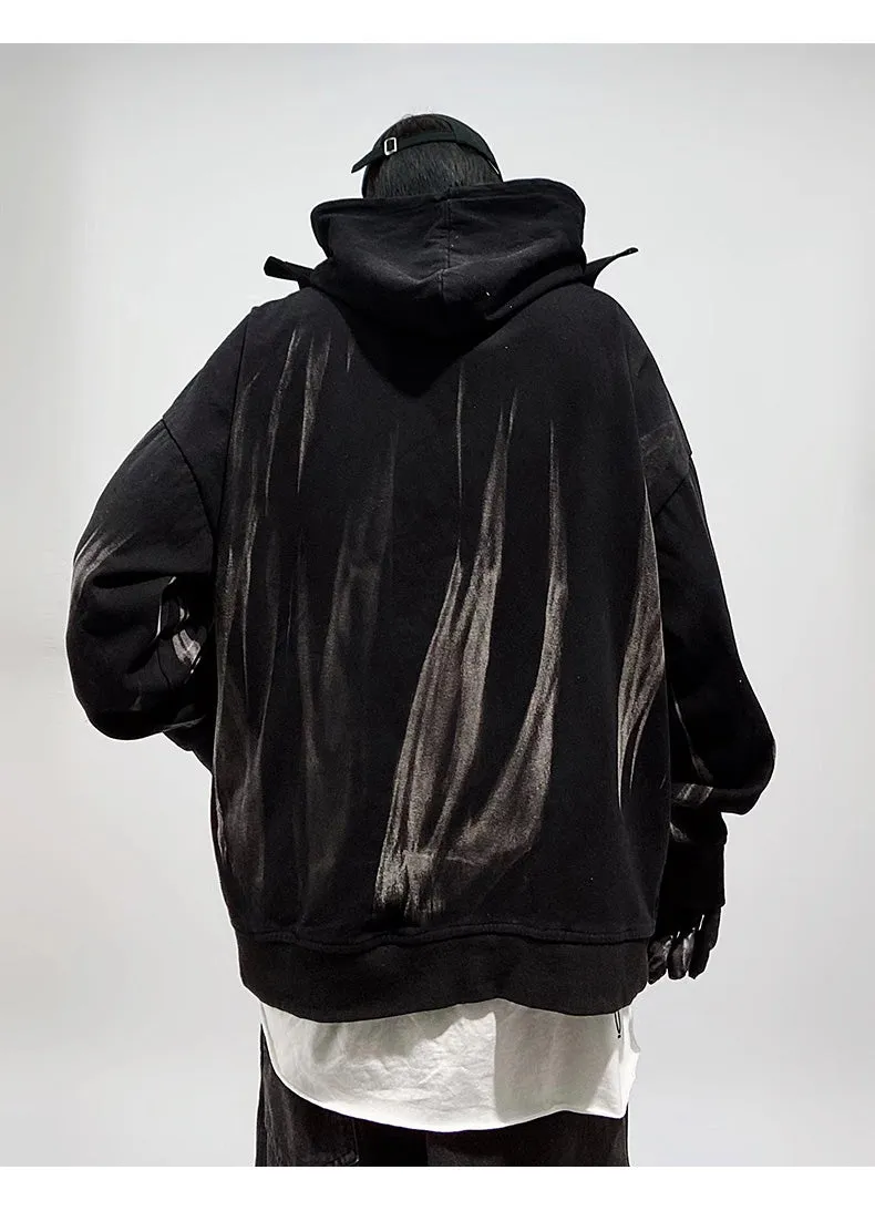 Wrapped Graffiti Paint Hoodie