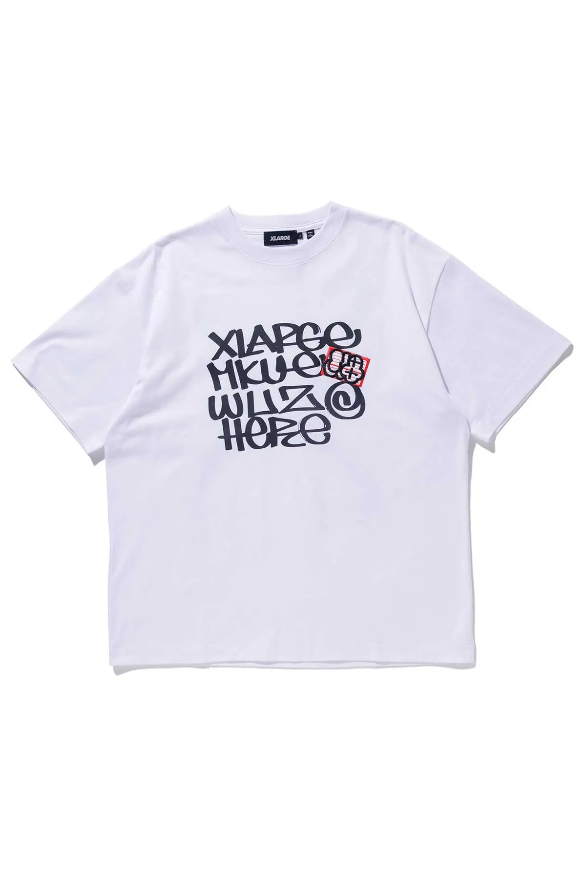 XLARGE × MQ WAS HERE TEE - WHITE