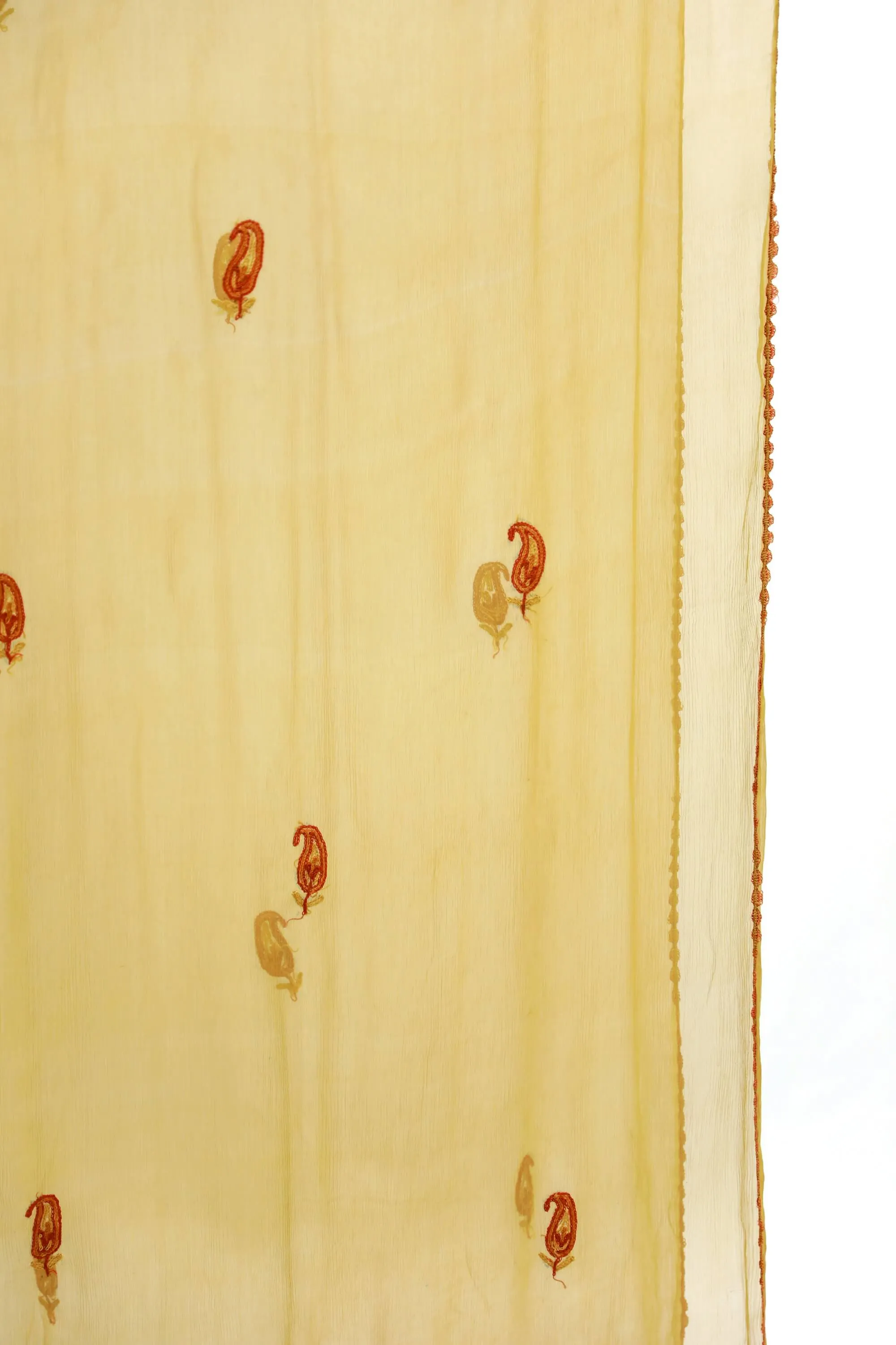 Yellow-Mustard Silk & Chiffon Salwar Kameez-Suit