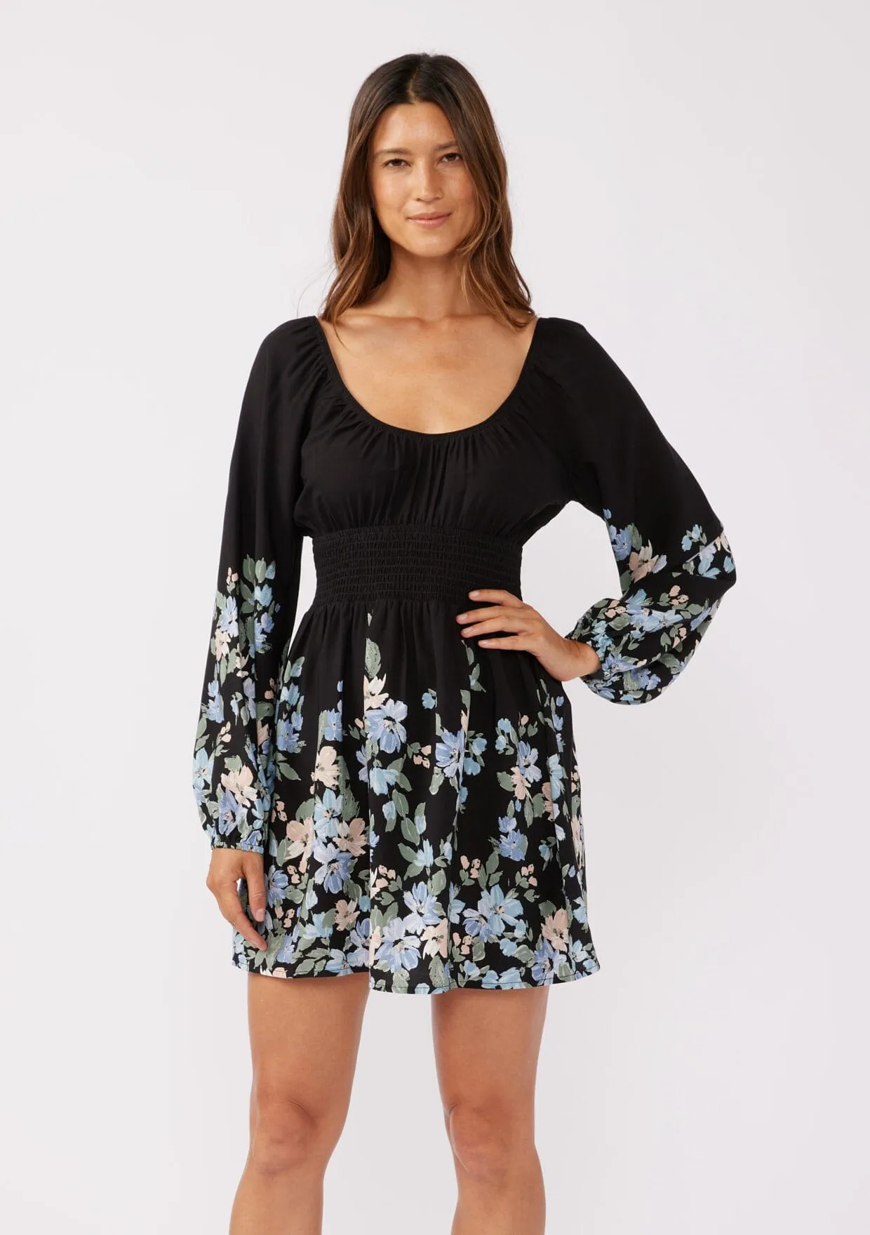 Yours Truly Floral Mini Dress