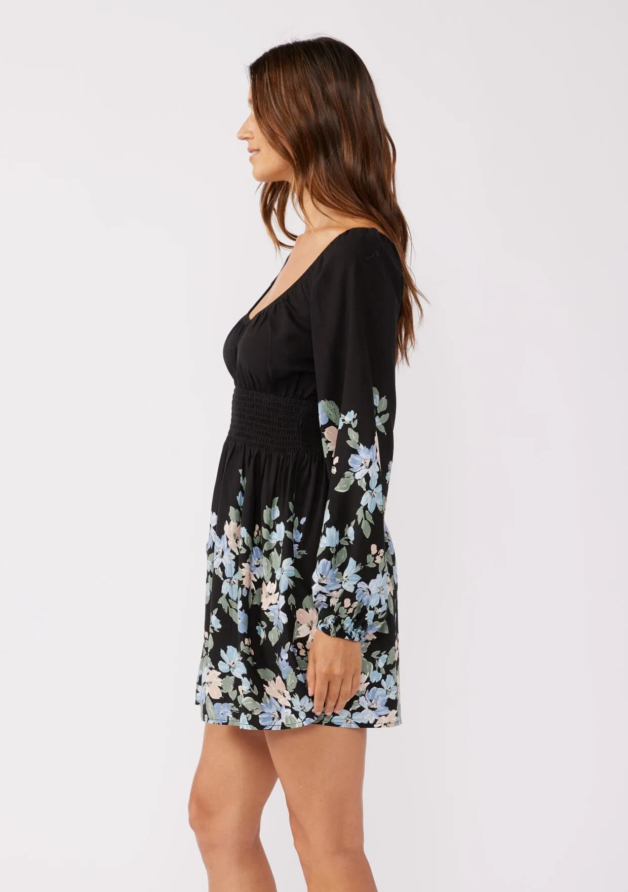 Yours Truly Floral Mini Dress
