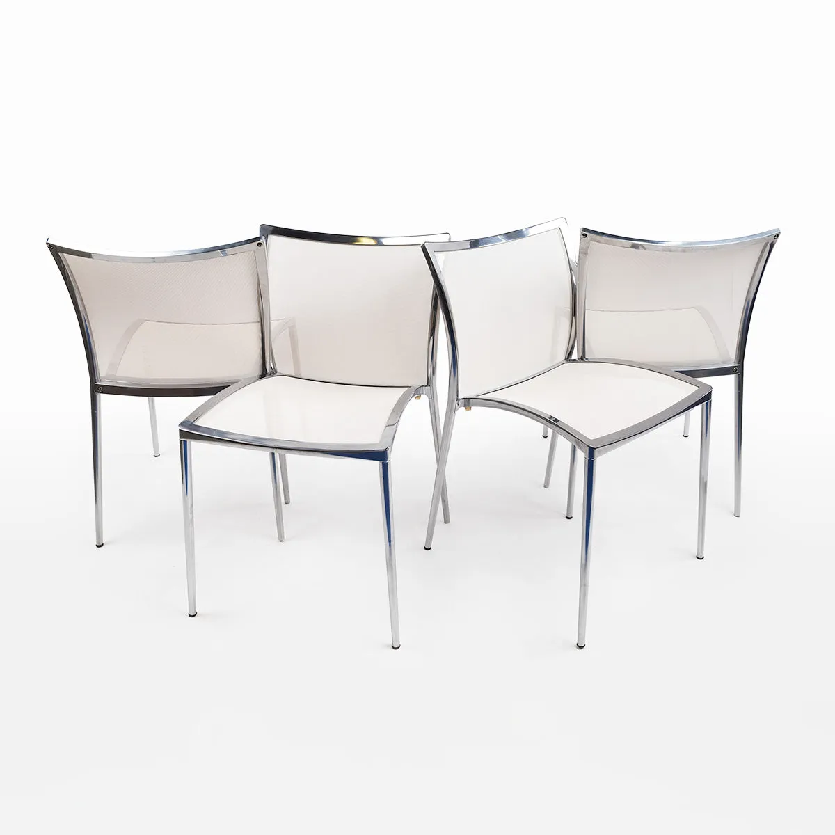 Zilli Stacking Chair In White