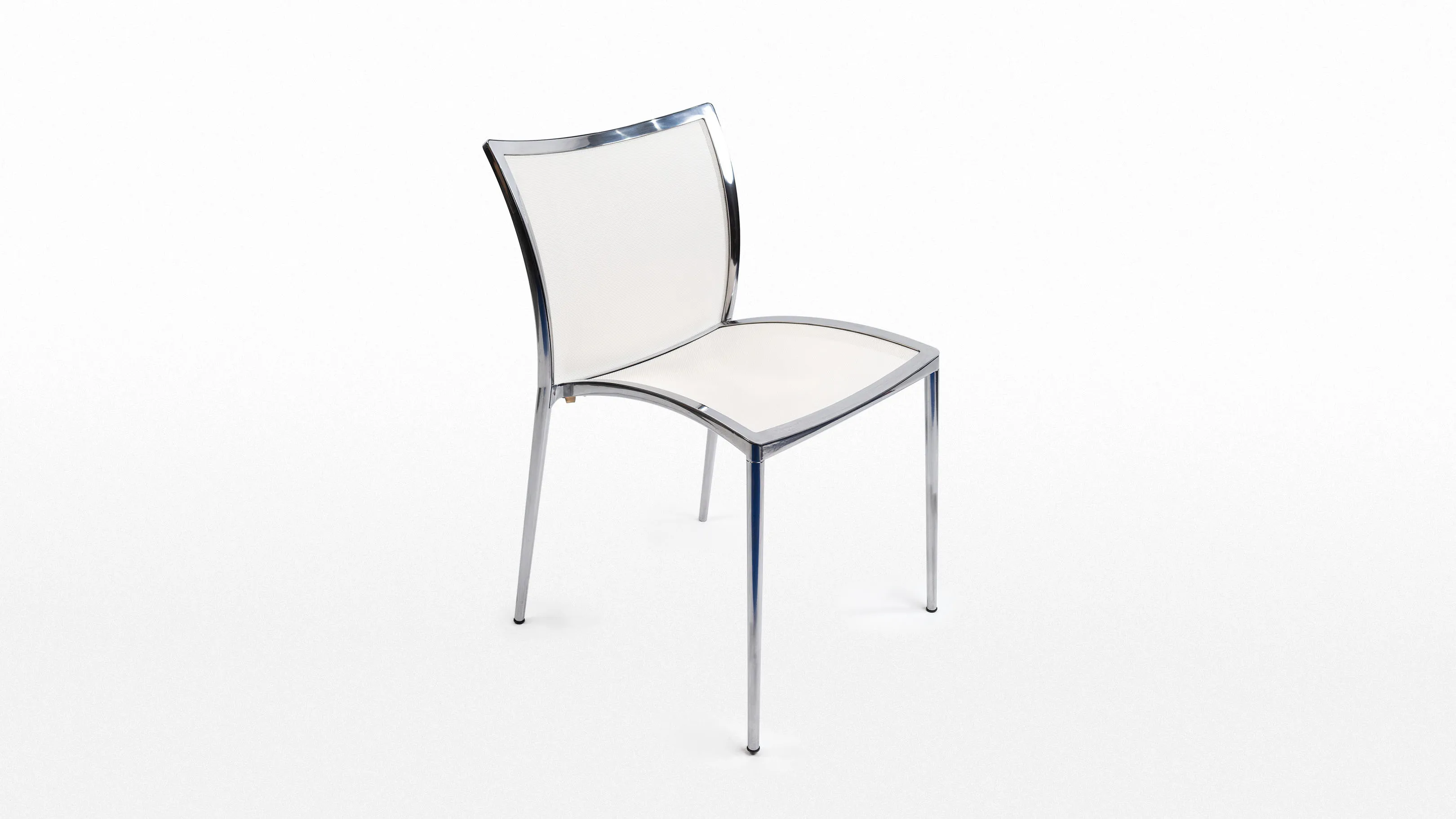 Zilli Stacking Chair In White